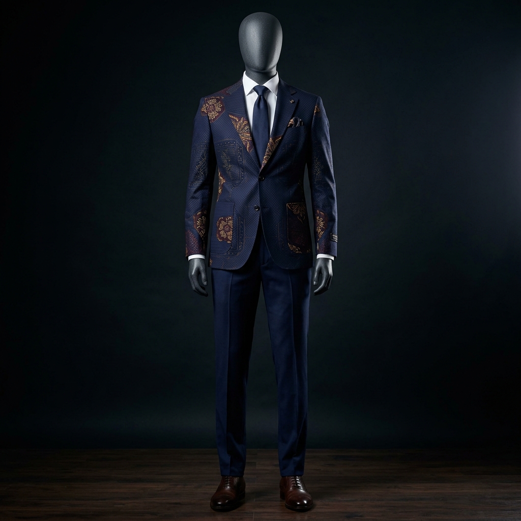 Ankara Blazer — Navy
